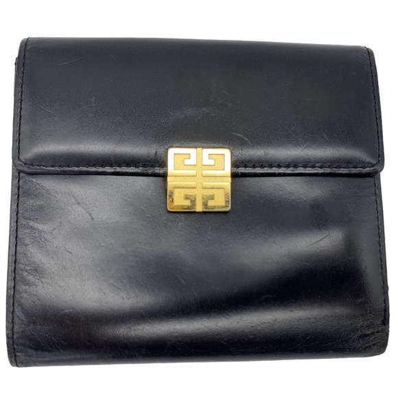 GIVENCHY Bi-fold Calfskin Black Leather Wallet - Picture 3 of 11